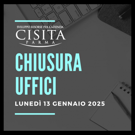 13 gennaio 2025 – Uffici chiusi